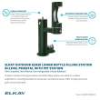 Outdoor Ezh2O Lower Bottle Filling Station Bi-Level Pedestal With Pet Station Non-Filtered Nonrefrige Freeze Resistant Gray, LK4420BF1LDBFRKGRY