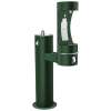 Outdoor Ezh2O Lower Bottle Filling Station Bi-Level Pedestal Non-Filtered Non-Refrigerated Freeze Resistant Evergreen, LK4420BF1LFRKEVG