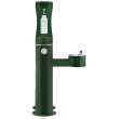 Outdoor Ezh2O Upper Bottle Filling Station Bi-Level Pedestal With Pet Station Nonfilter Nonrefrige Freezeresist Evergreen, LK4420BF1UDBFRKEVG