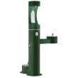 Outdoor Ezh2O Upper Bottle Filling Station Bi-Level Pedestal With Pet Station Nonfilter Nonrefrige Freezeresist Evergreen, LK4420BF1UDBFRKEVG