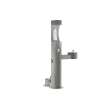 Outdoor Ezh2O Upper Bottle Filling Station Bi-Level Pedestal With Pet Station Non-Filtered Nonrefrige Freeze Resistant Gray, LK4420BF1UDBFRKGRY