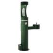 Outdoor Ezh2O Upper Bottle Filling Station Bi-Level Pedestal Non-Filtered Non-Refrigerated Evergreen, LK4420BF1UEVG