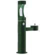 Outdoor Ezh2O Upper Bottle Filling Station Bi-Level Pedestal Non-Filtered Non-Refrigerated Freeze Resistant Evergreen, LK4420BF1UFRKEVG