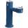 Outdoor Bi-Level Pedestal Fountain Non-Filtered Non-Refrigerated Blue, LK4420BLU