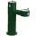 Outdoor Bi-Level Pedestal Fountain Non-Filtered Non-Refrigerated Freeze Resistant Evergreen, LK4420FRKEVG