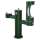 Outdoor Ezh2O Lower Bottle Filling Station Tri-Level Pedestal Non-Filtered Non-Refrigerated Evergreen, LK4430BF1LEVG