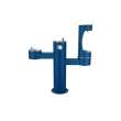Outdoor Ezh2O Lower Bottle Filling Station Tri-Level Pedestal Non-Filtered Non-Refrigerated Fr Blue, LK4430BF1LFRKBLU