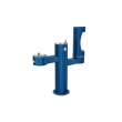 Outdoor Ezh2O Lower Bottle Filling Station Tri-Level Pedestal Non-Filtered Non-Refrigerated Fr Blue, LK4430BF1LFRKBLU