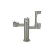 Outdoor Ezh2O Lower Bottle Filling Station Tri-Level Pedestal Non-Filtered Non-Refrigerated Gray, LK4430BF1LGRY