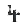 Outdoor Ezh2O Middle Bottle Filling Station Tri-Level Pedestal Non-Filtered Non-Refrigerated Fr Black, LK4430BF1MFRKBLK