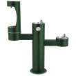 Outdoor Ezh2O Middle Bottle Filling Station Tri-Level Pedestal Non-Filtered Non-Refrigerated Fr Evergreen, LK4430BF1MFRKEVG