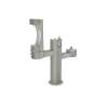 Outdoor Ezh2O Middle Bottle Filling Station Tri-Level Pedestal Non-Filtered Non-Refrigerated Fr Gray, LK4430BF1MFRKGRY