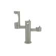 Outdoor Ezh2O Middle Bottle Filling Station Tri-Level Pedestal Non-Filtered Non-Refrigerated Gray, LK4430BF1MGRY