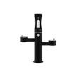 Outdoor Ezh2O Upper Bottle Filling Station Tri-Level Pedestal Non-Filtered Non-Refrigerated Fr Black, LK4430BF1UFRKBLK