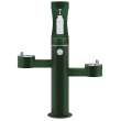 Outdoor Ezh2O Upper Bottle Filling Station Tri-Level Pedestal Non-Filtered Non-Refrigerated Fr Evergreen, LK4430BF1UFRKEVG