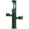 Outdoor Ezh2O Upper Bottle Filling Station Tri-Level Pedestal Non-Filtered Non-Refrigerated Fr Evergreen, LK4430BF1UFRKEVG
