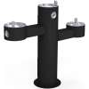 Outdoor Tri-Level Pedestal Fountain Non-Filtered Non-Refrigerated Black, LK4430BLK