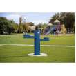 Outdoor Tri-Level Pedestal Fountain Non-Filtered Non-Refrigerated Blue, LK4430BLU