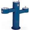 Outdoor Tri-Level Pedestal Fountain Non-Filtered Non-Refrigerated Blue, LK4430BLU