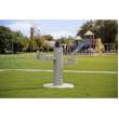 Outdoor Tri-Level Pedestal Fountain Non-Filtered Non-Refrigerated Gray, LK4430GRY