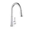 Everyday Single Hole Deck Mount Kitchen Faucet With Pull-Down Spray Forward Only Lever Handle Chrome, LK6000CR