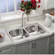 Everyday Single Hole Deck Mount Kitchen Faucet With Pull-Down Spray Forward Only Lever Handle Lustrous Steel, LK6000LS