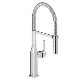 Avado Single Hole Kitchen Faucet With Semi-Professional Spout And Forward Only Lever Handle Chrome, LKAV1061CR