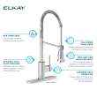 Avado Single Hole Kitchen Faucet With Semi-Professional Spout And Lever Handle Chrome, LKAV2061CR