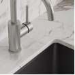 Avado Single Hole Bar Faucet With Lever Handle Lustrous Steel, LKAV3021LS