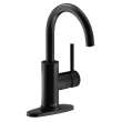 Avado Single Hole Bar Faucet With Lever Handle Matte Black, LKAV3021MB