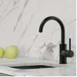 Avado Single Hole Bar Faucet With Lever Handle Matte Black, LKAV3021MB