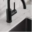 Avado Single Hole Bar Faucet With Lever Handle Matte Black, LKAV3021MB