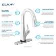 Avado Single Hole 2-In-1 Kitchen Faucet With Filtered Drinking Water Chrome, LKAV7051FCR