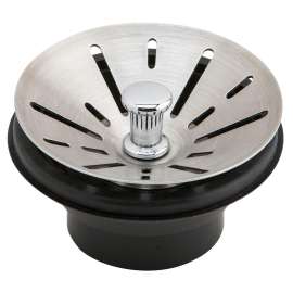3-1/2" Garbage Disposal Stopper / Strainer For Use With Perfect Drain-Satin Finish, LKDS35