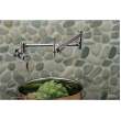 Explore Wall Mount Single Hole Pot Filler Kitchen Faucet With Lever Handles Chrome, LKEC2091CR