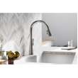 Harmony Single Hole Kitchen Faucet With Pull-Down Spray And Forward Only Lever Handle Chrome, LKHA1041CR