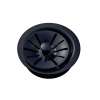 Quartz Perfect Drain 3-1/2" Polymer Disposer Flange With Removable Basket Strainer And Rubber Stopper Jubilee, LKPDQD1JB