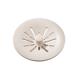 Quartz Perfect Drain 3-1/2" Removable Polymer Basket Strainer And Rubber Stopper Putty, LKPDQSPT