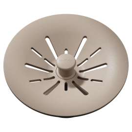 Quartz Perfect Drain 3-1/2" Removable Polymer Basket Strainer And Rubber Stopper Sandstone, LKPDQSSN