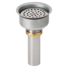 Perfect Drain Chrome Plated Brass Body Vandal-Resistant Strainer, LKPDVR18B