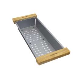 Quartz Classic Workstation Stainless Steel 17-5/8" X 6-3/4" X 3" Colander, LKQCC0717SS