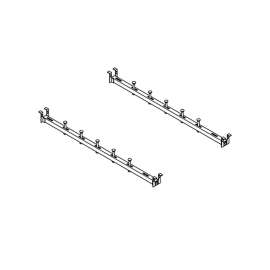 Sink Installation Undermount Support Kit 25" Long Rails, LKUMSK25