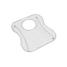 Stainless Steel 12" X 13-1/2" X 1" Bottom Grid, LKWOBG1415SS