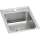 Lustertone Classic Stainless Steel 17" X 22" X 7-5/8" 1-Hole Single Bowl Drop-In Sink With Perfect Drain(R), LR1722PD1