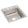 Lustertone Classic Stainless Steel 19-1/2" X 22" X 7-5/8" 2-Hole Single Bowl Drop-In Sink, LR20222