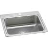 Lustertone Classic Stainless Steel 25" X 22" X 8-1/8" 1-Hole Single Bowl Drop-In Sink With Perfect Drain(R), LR2522PD1