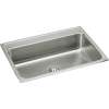Lustertone Classic Stainless Steel 31" X 22" X 7-5/8", 0-Hole Single Bowl Drop-In Sink With Perfect Drain(R), LR3122PD0
