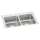 Lustertone Classic Stainless Steel 33" X 21-1/4" X 7-7/8" 4-Hole Equal Double Bowl Drop-In Sink, LR33214