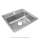Lustertone Classic Stainless Steel 19" X 18" X 5-1/2" 3-Hole Single Bowl Drop-In Ada Sink, LRAD1918553