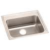 Lustertone Classic Stainless Steel 22" X 19-1/2" X 5-1/2", Single Bowl Drop-In Ada Sink, LRAD2219550